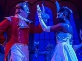 Samantha Walkes as Cinderella and Ryan Brown as her Prince Charmin (no, that is not a typo) in the Neptune Theatre production of Cinderella. Photo by Stoo Metz.