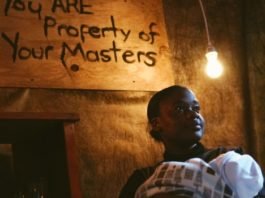 A screenshot from Israel Ekanem's film short Kill Your Masters screening as part of this year's Halifax Black Film Festival.