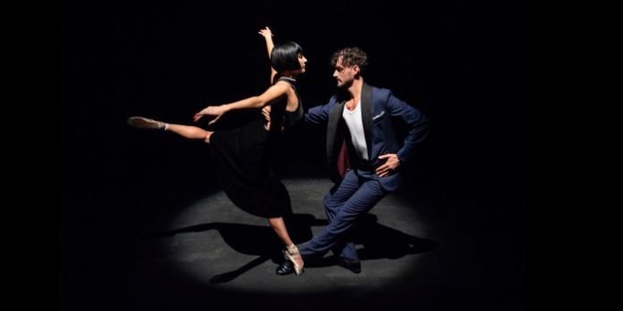 Erin Scott-Kafadar and Alexander Richardson perform in PointeTango's Tango, to the Pointe. Photo by Jacob Marsh.