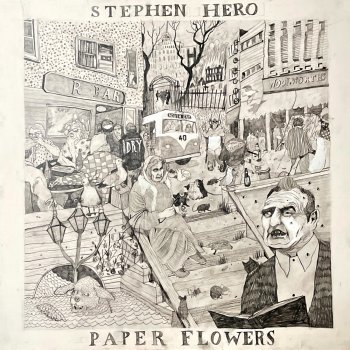 Stephen Hero's Paper Flowers will be released in October. Artwork by Benjamin Allain.