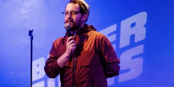 Describing his new album as a unique and original take on classic comedy standup tropes, Kyle Barnet (above) promises a blend of traditional and experimental formats, with sketch comedy elements and even a touch of music at the end.