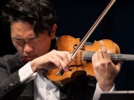 Violinist Hao Zhou (photo above) is joined by conductor and pianist Gregory Ritchey in this latest offering from Cecilia Concerts.
