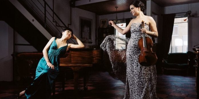 Pianist Janelle Fung (left) and violist Marina Thibeault (right) join forces to kick off International Women's Week in a concert showcasing works by female composers.