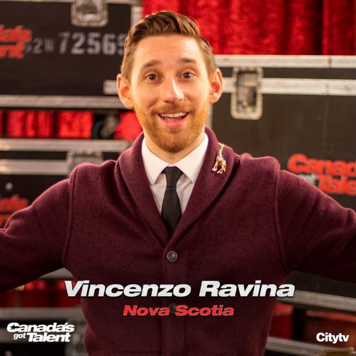 Vincenzo Ravina competes for the $1 million top prize at this year’s Canada’s Got Talent.